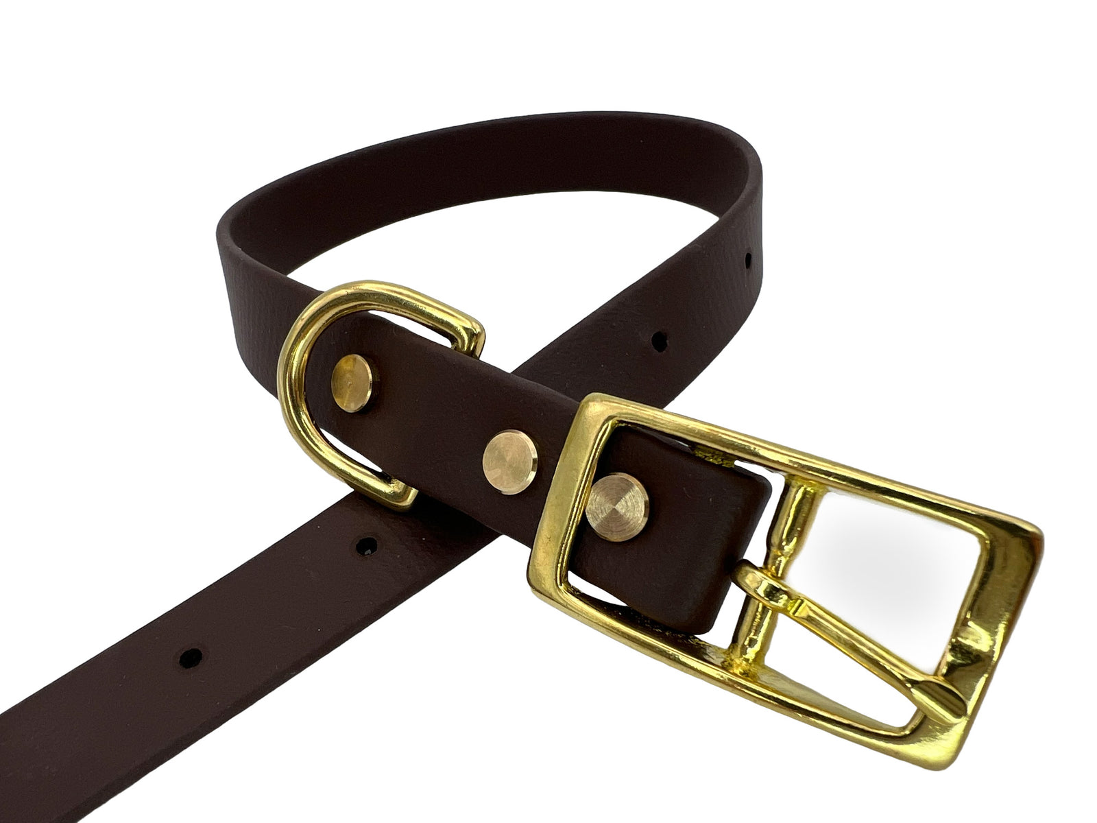 BioThane® Hundehalsband DAVI Foggy Walnut