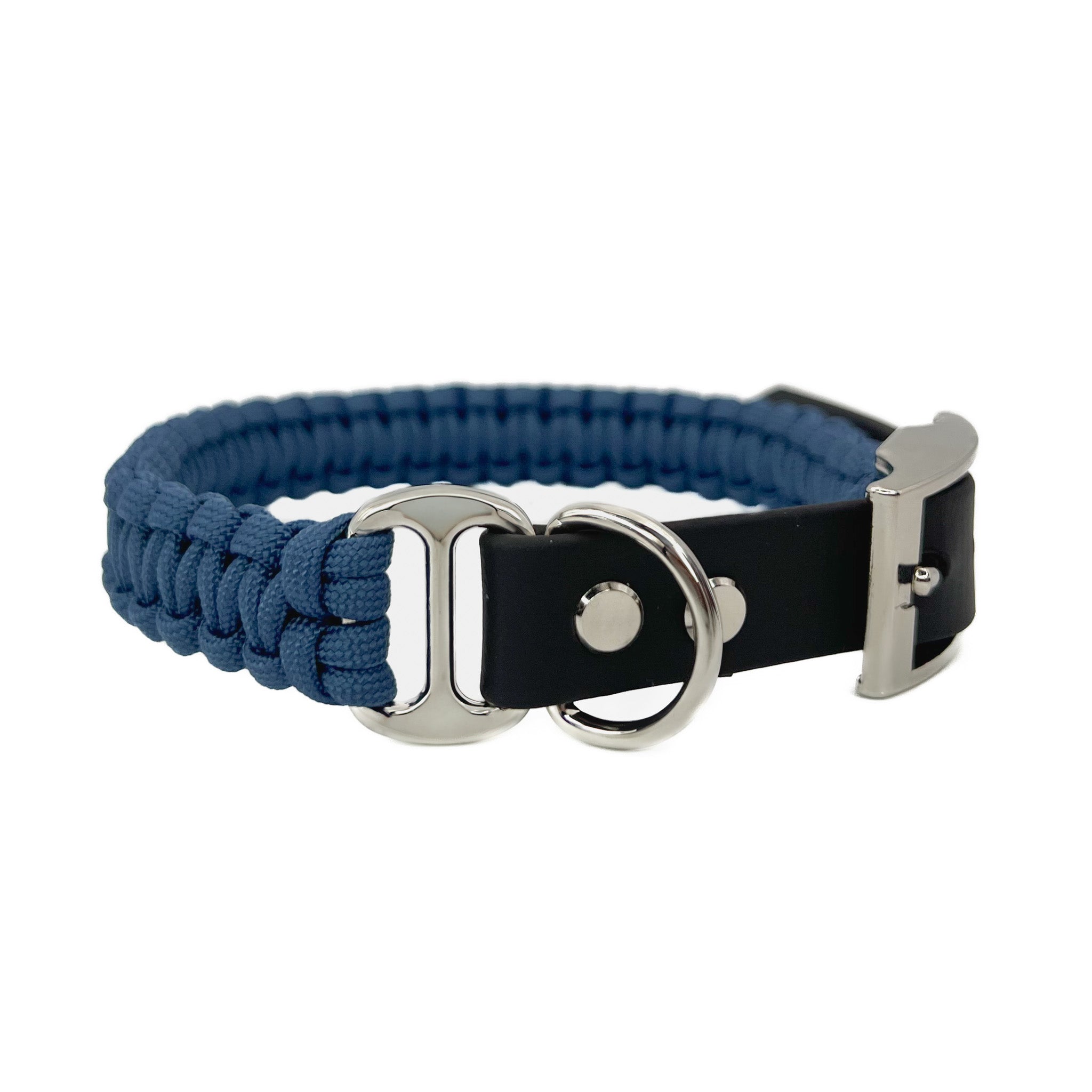 Hundehalsband Paracord CLEO Storm Blue
