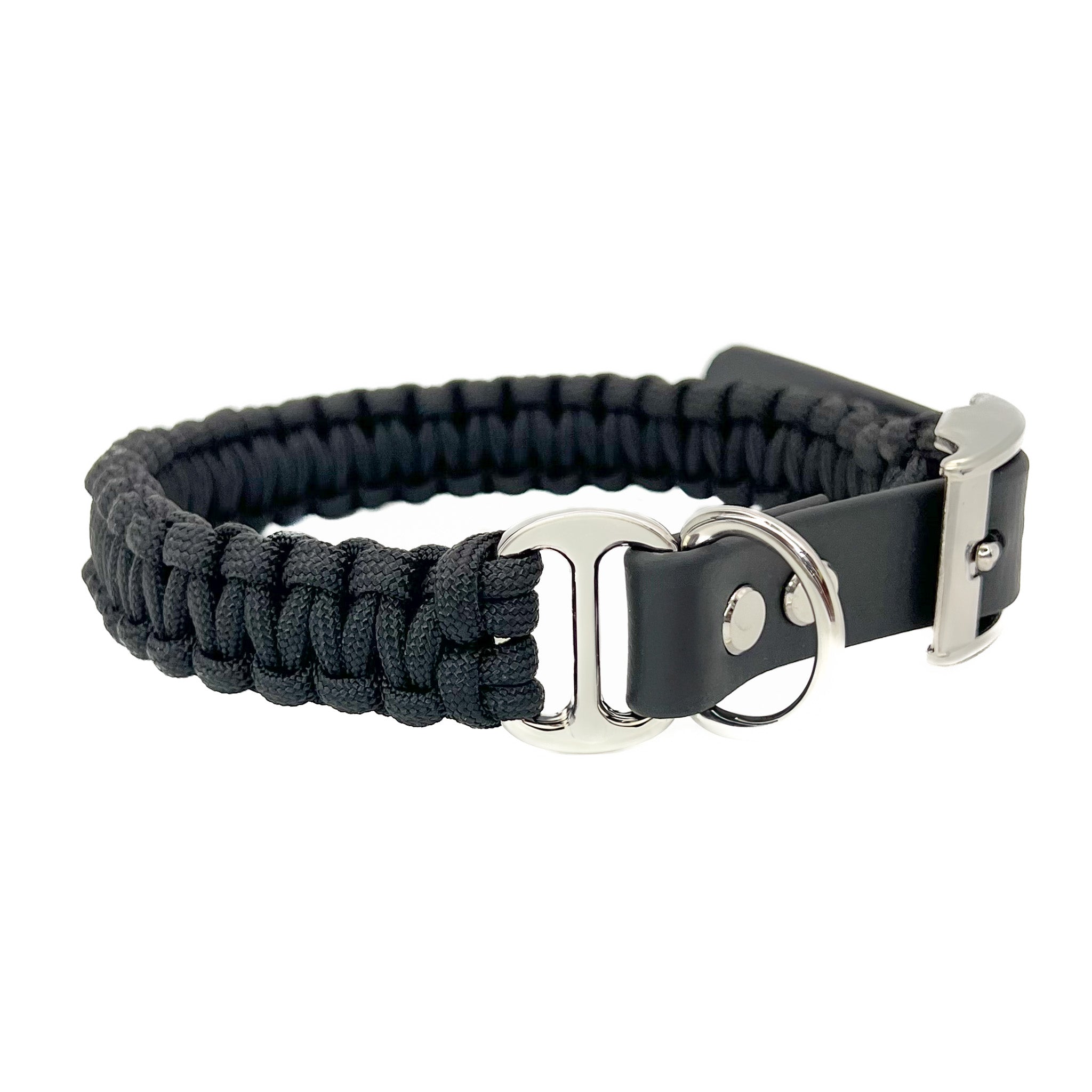 Hundehalsband Paracord CLEO Pitch Black