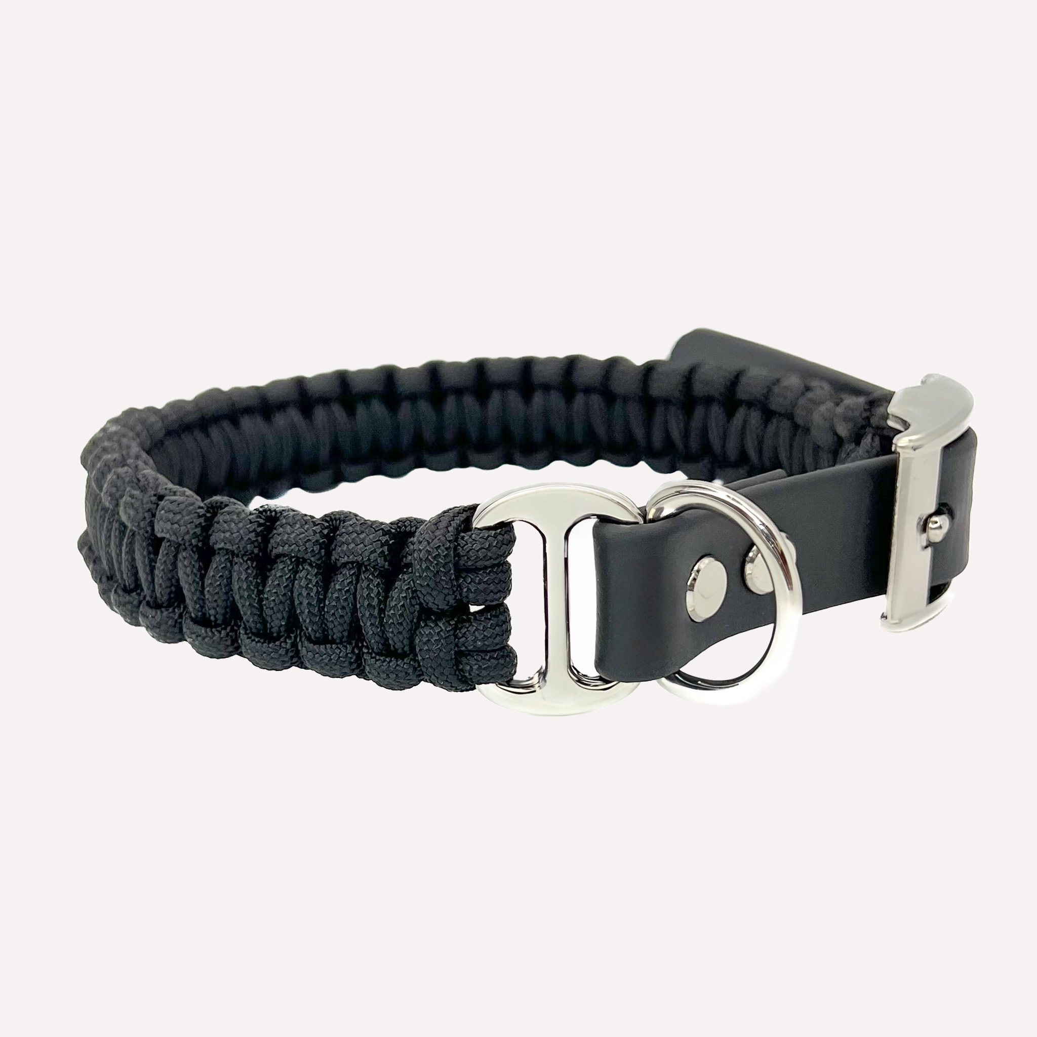 Hundehalsband Paracord CLEO Pitch Black