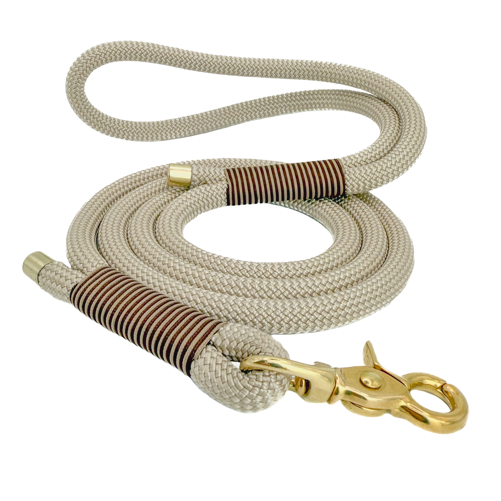 Hundeleine Nylon NERO Caffè Latte