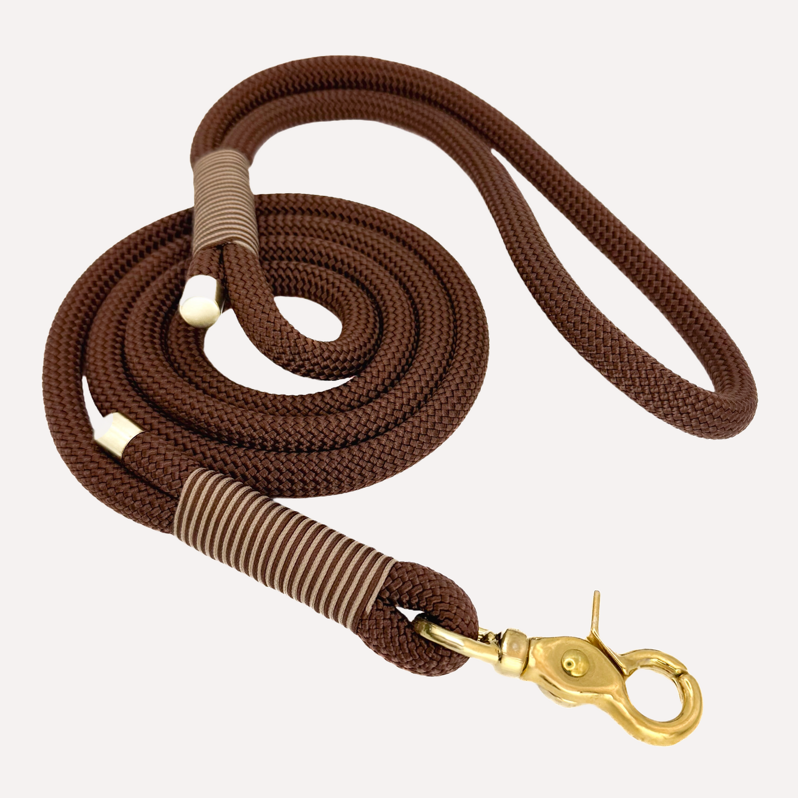 Hundeleine Nylon NERO Foggy Walnut