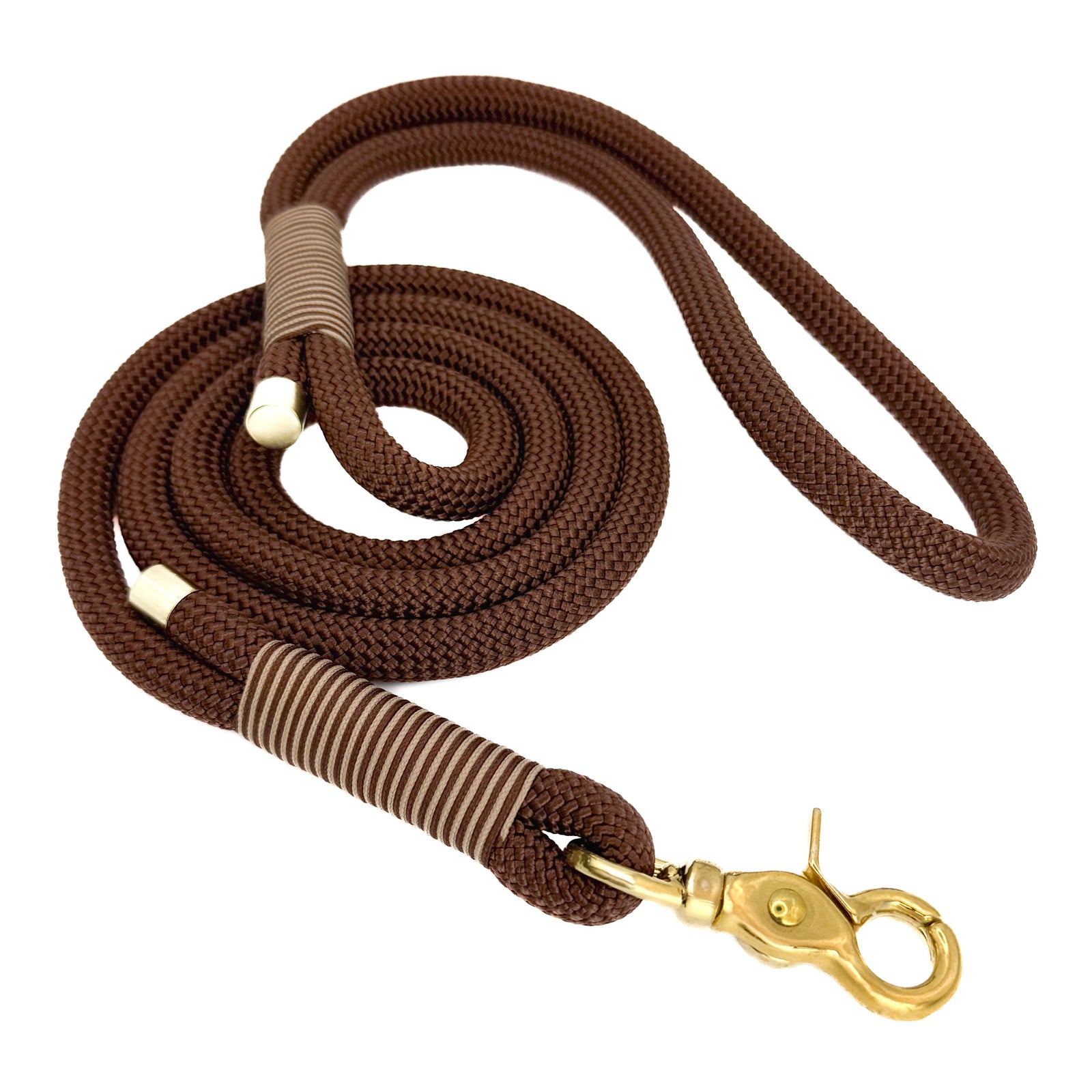 Hundeleine Nylon NERO Foggy Walnut