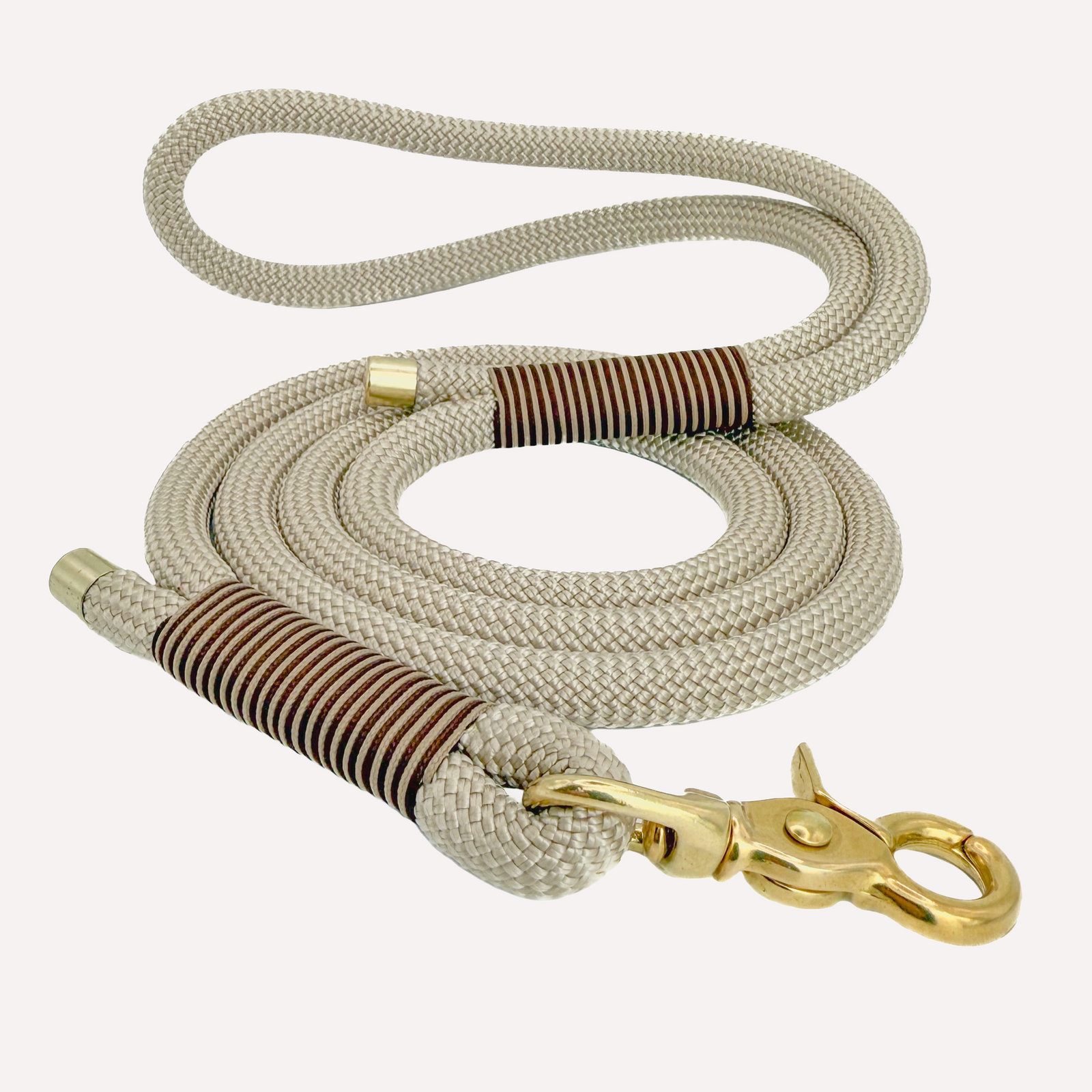 Hundeleine Nylon NERO Caffè Latte