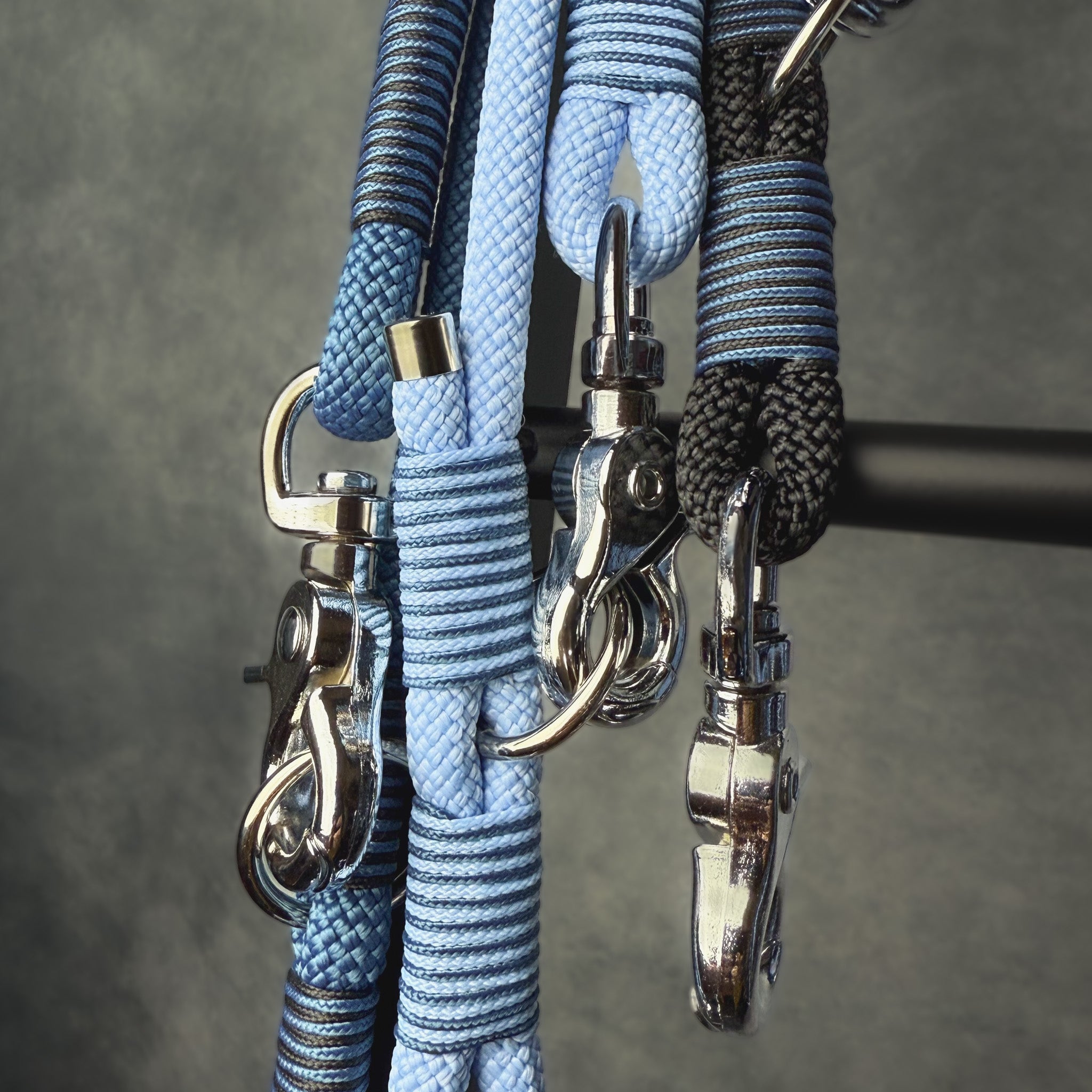 Hundeleine Nylon NERO Ice Blue