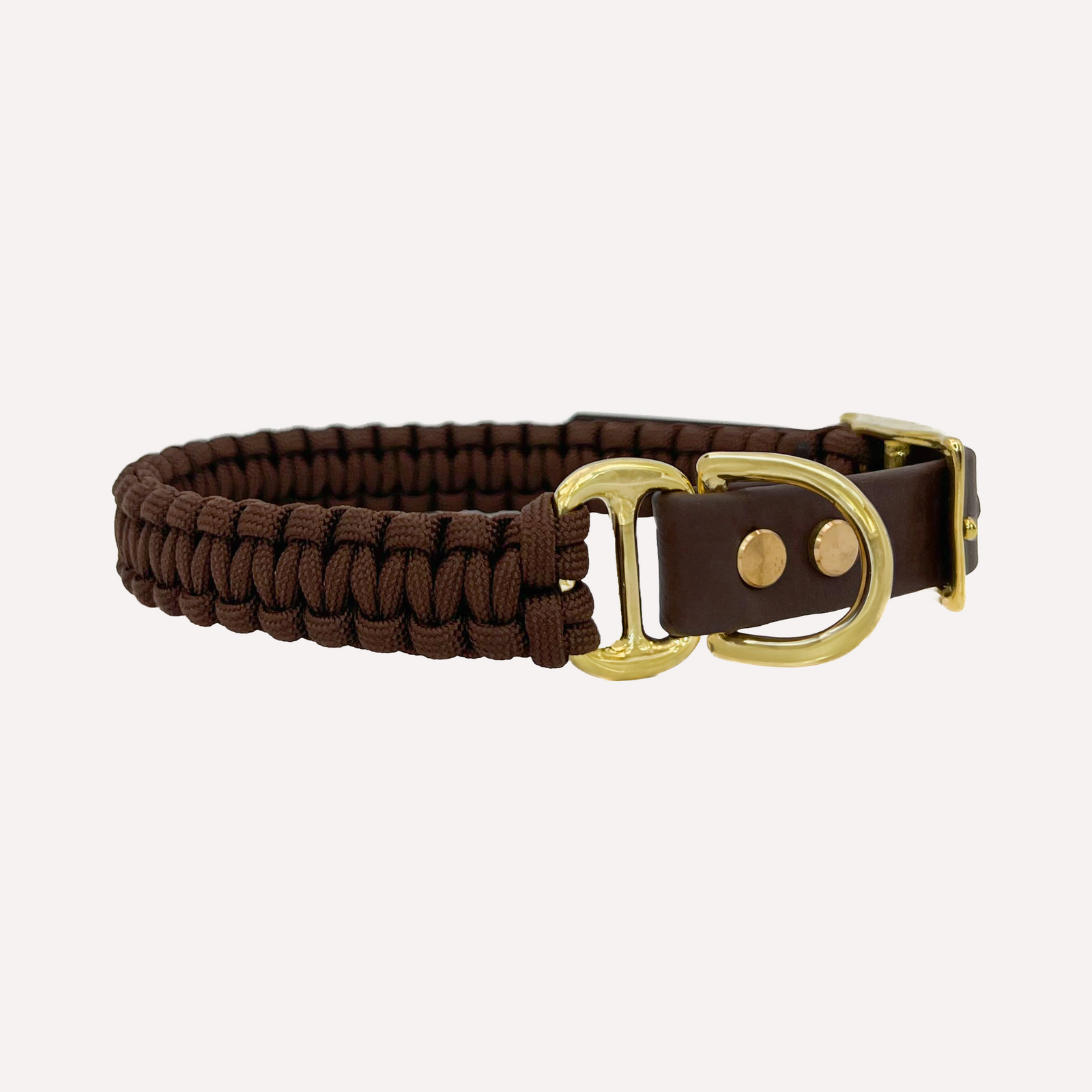 Hundehalsband Paracord CLEO Foggy Walnut