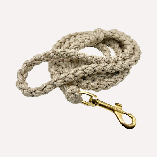 Hundeleine Paracord EDITHA Caffè Latte