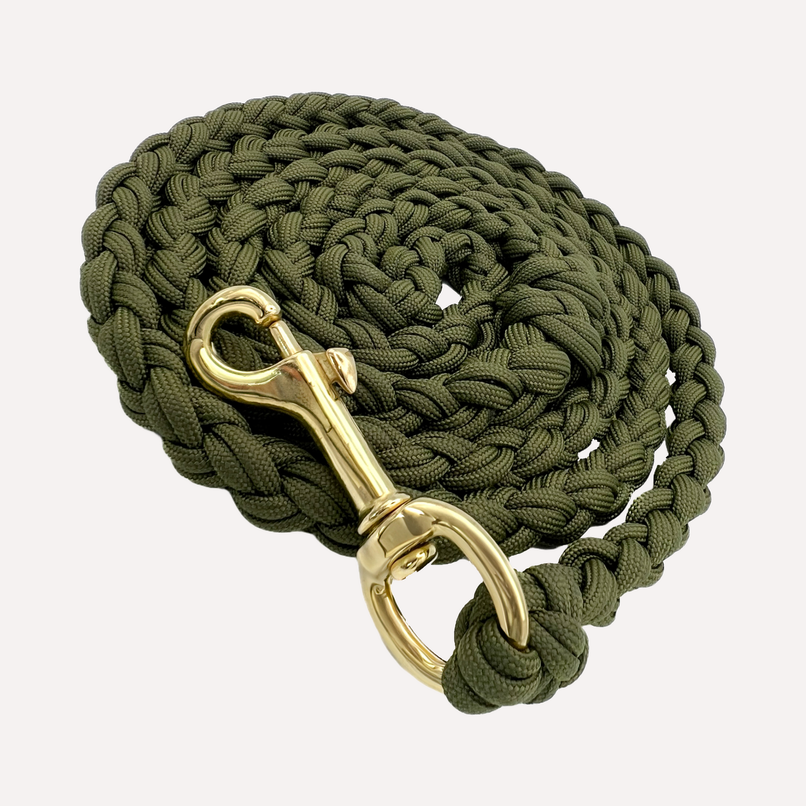 Hundeleine Paracord EDITHA Dark Olive
