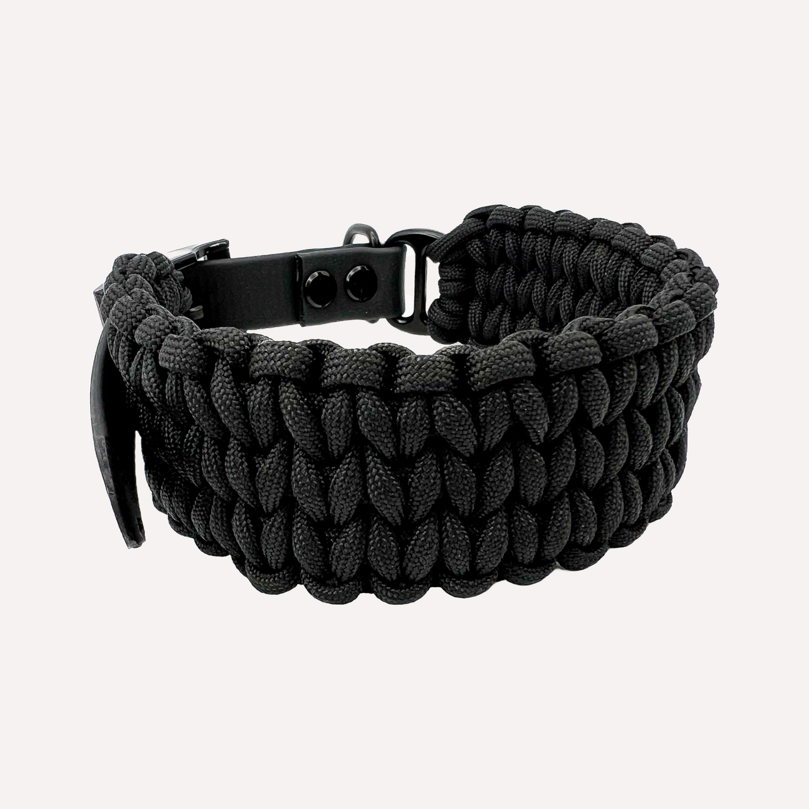 Hundehalsband Paracord FERO Pitch Black