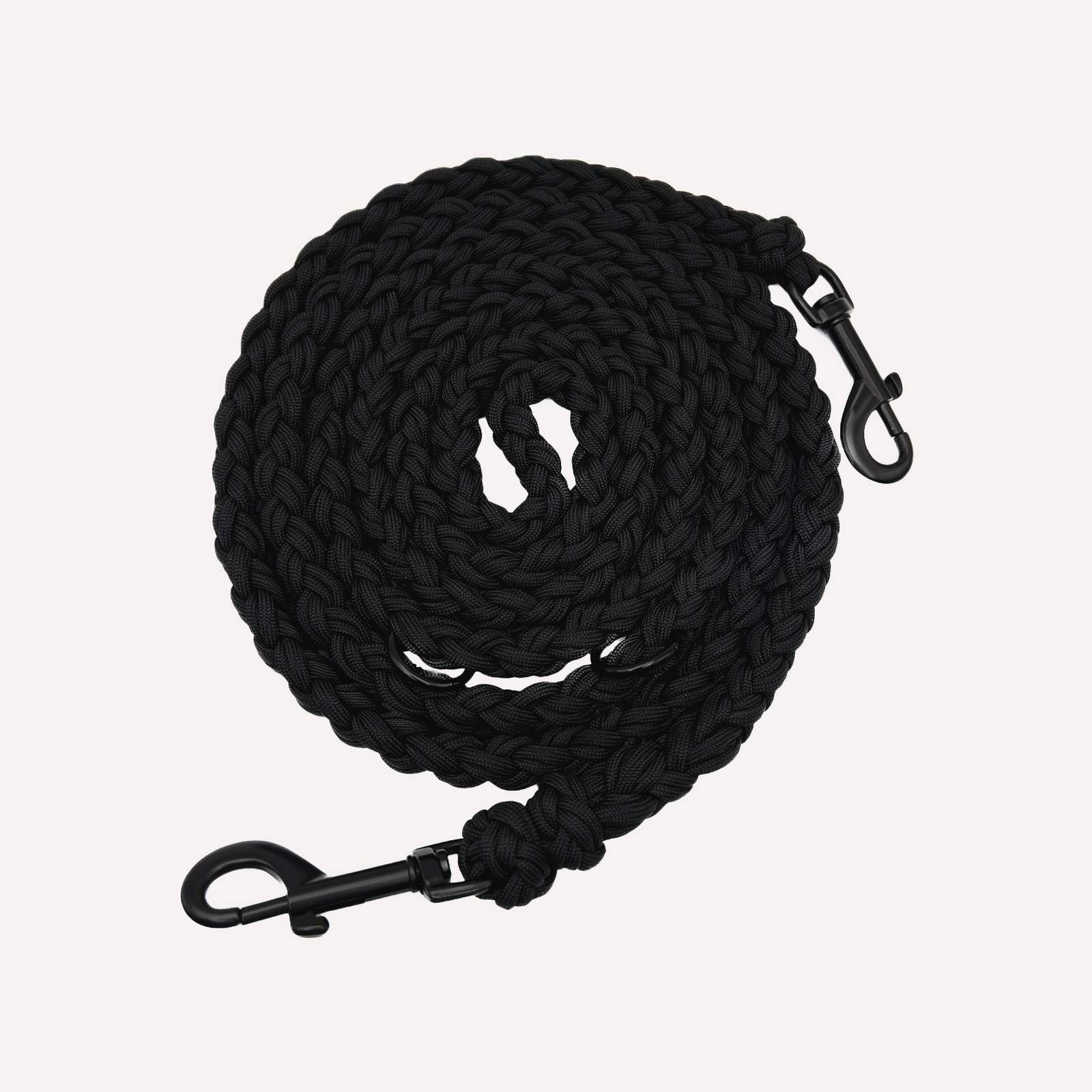 Hundeleine Paracord EDITHA Pitch Black