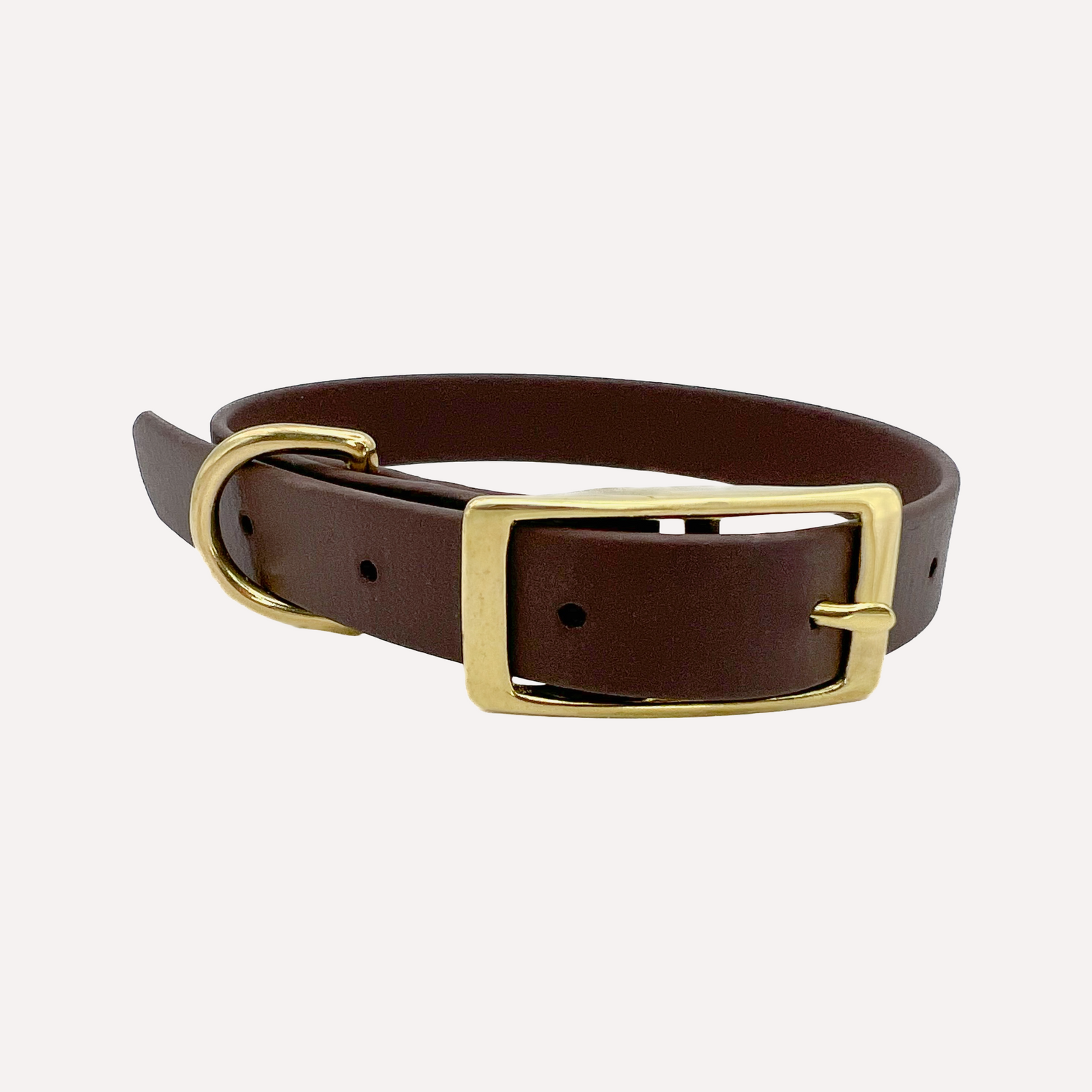 BioThane® Hundehalsband DAVI Foggy Walnut