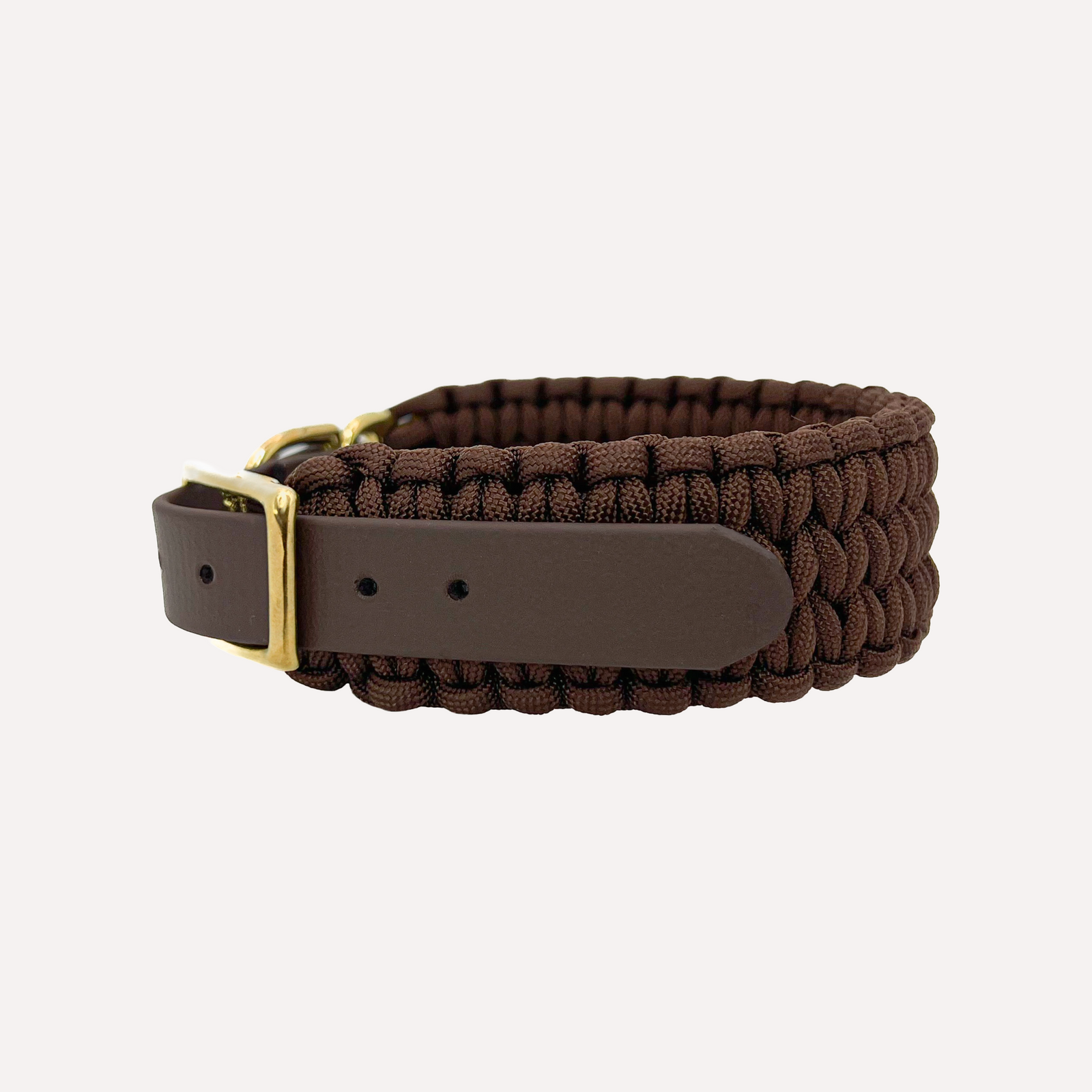 Hundehalsband Paracord FERO Foggy Walnut