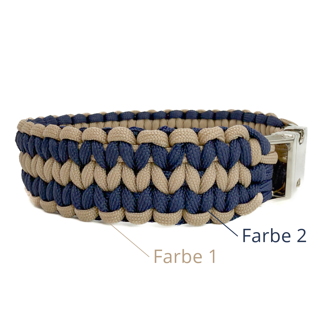 Personalisierbares Hundehalsband JARO mit Klickverschluss