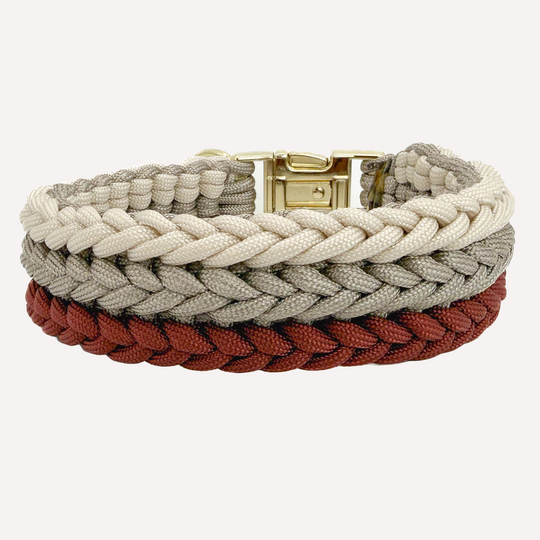 Personalisierbares Hundehalsband FRANKA mit Klickverschluss