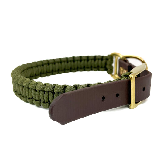 Hundehalsband Paracord CLEO Dark Olive