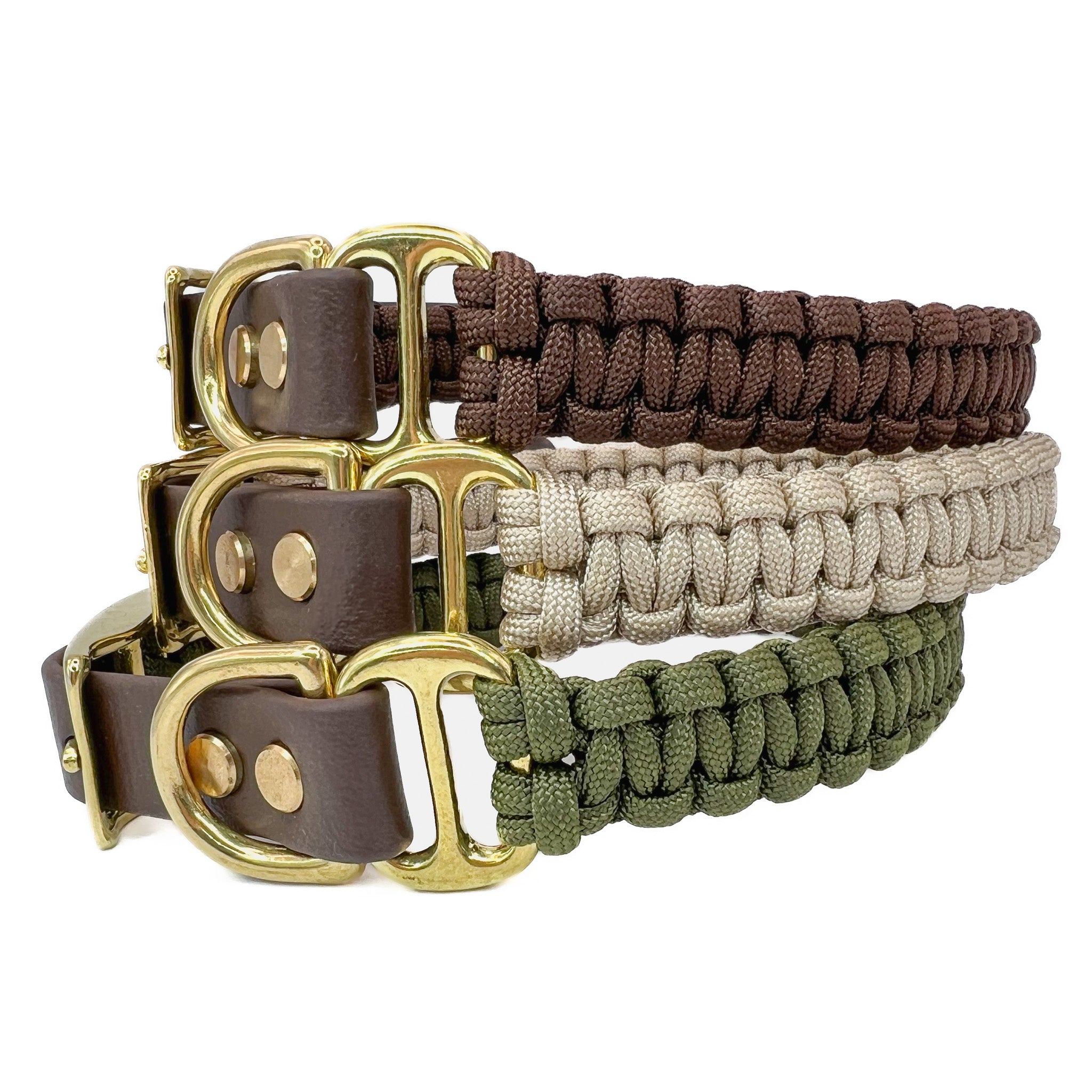 Hundehalsband Paracord CLEO Caffè Latte