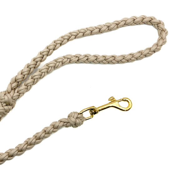 Hundeleine Paracord EDITHA Caffè Latte