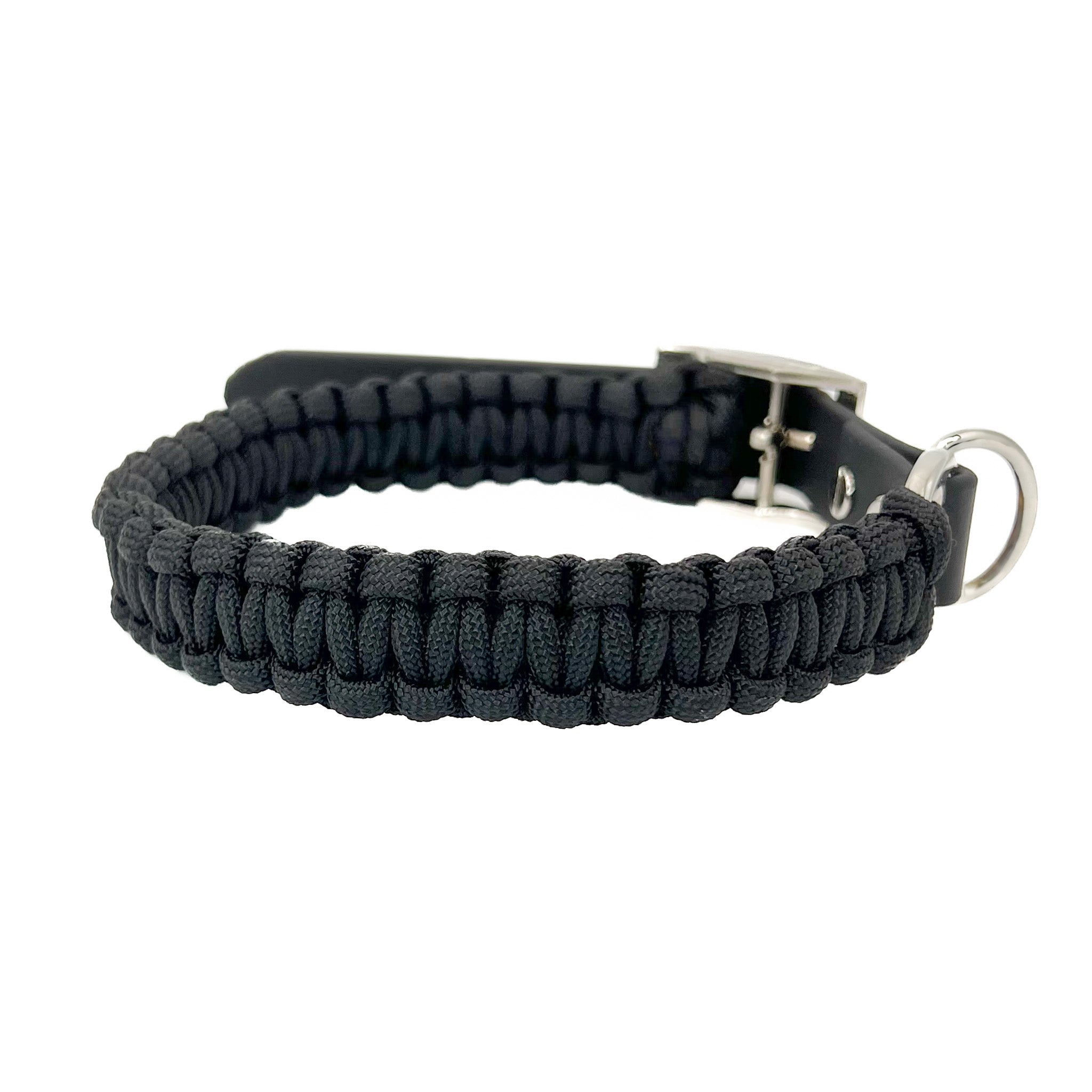 Hundehalsband Paracord CLEO Pitch Black