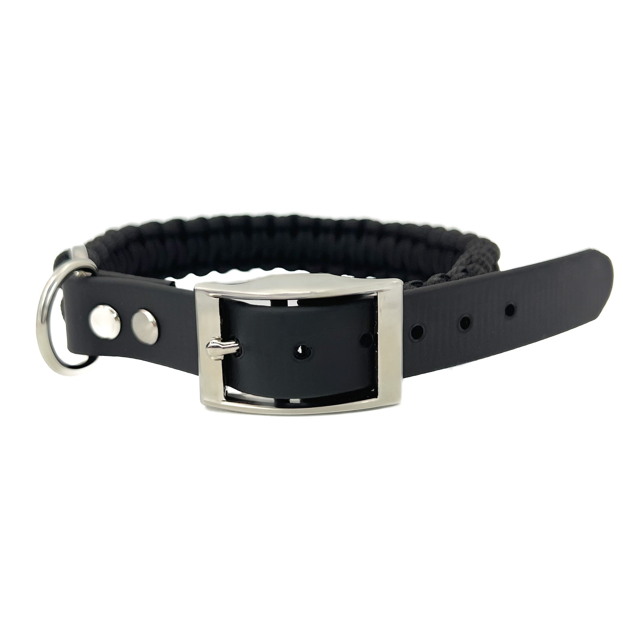 Hundehalsband Paracord CLEO Pitch Black