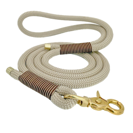 Hundeleine Nylon NERO Caffè Latte