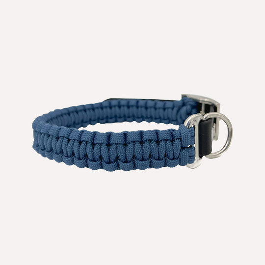 Hundehalsband Paracord CLEO Storm Blue