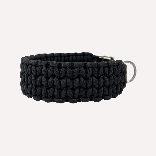 Hundehalsband Paracord FERO Pitch Black