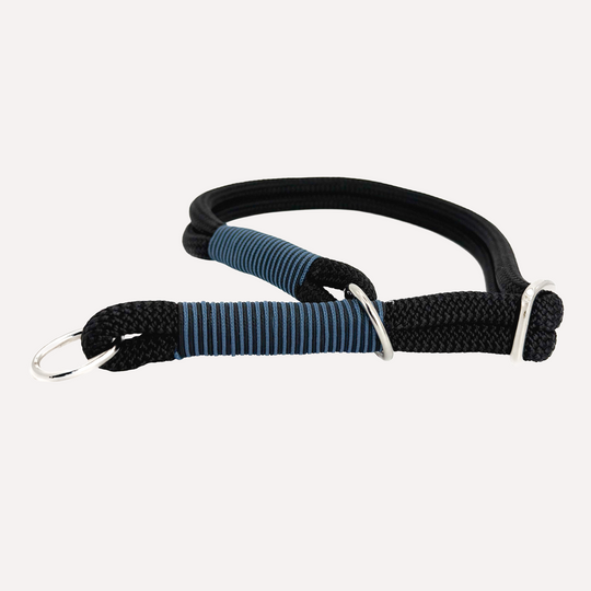 Zugstopp Hundehalsband THEO Pitch Black